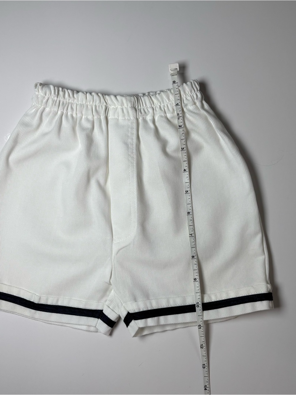 Vintage Sabina Made in Italy Athletic Stripe Shorts 4T Sailor Unisex Summer - Picture 8 of 8